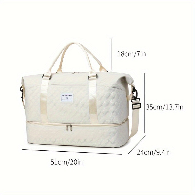 2pcs, Travel Carry On Bag + Makeup Bag