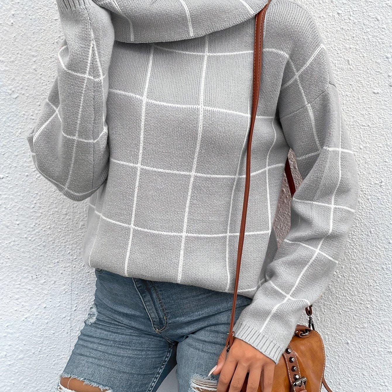 Women's Long Sleeve Loose Fit Sweater - The Nichole Collection