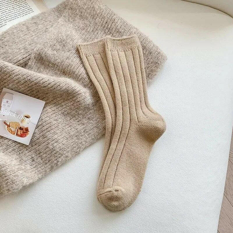 Cashmere Wool Women’s Warm Winter Socks - The Nichole Collection