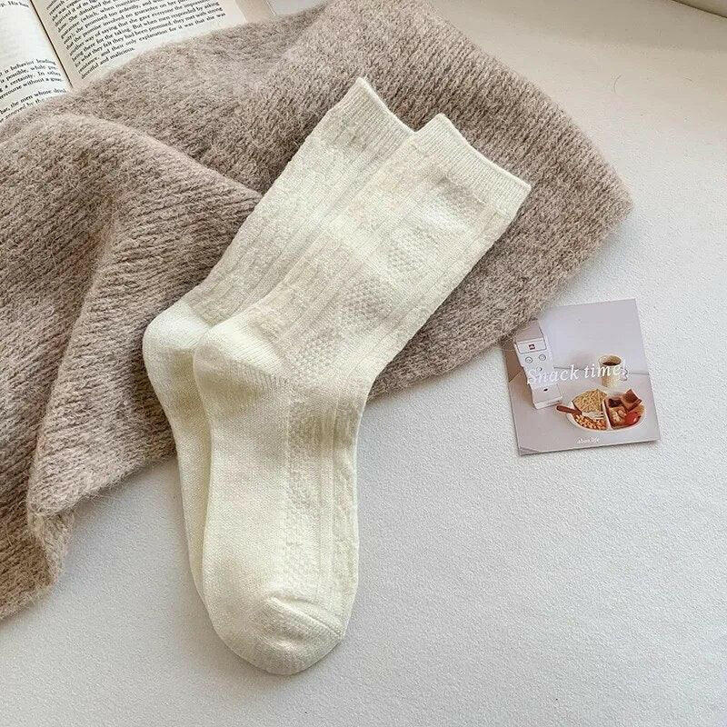 Cashmere Wool Women’s Warm Winter Socks - The Nichole Collection