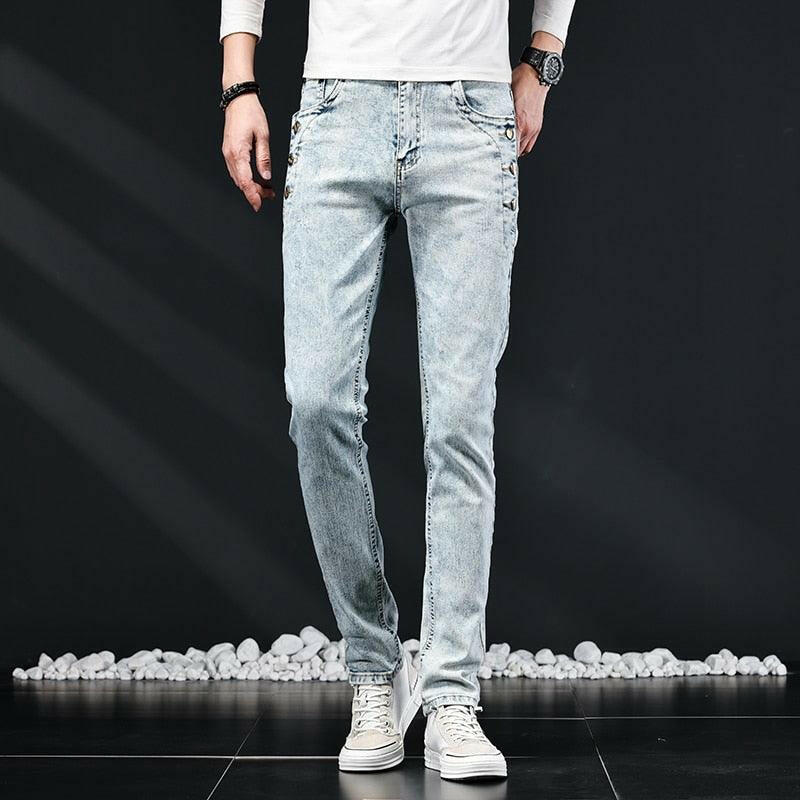 Casual Pattern Men’s Denim Jeans - The Nichole Collection