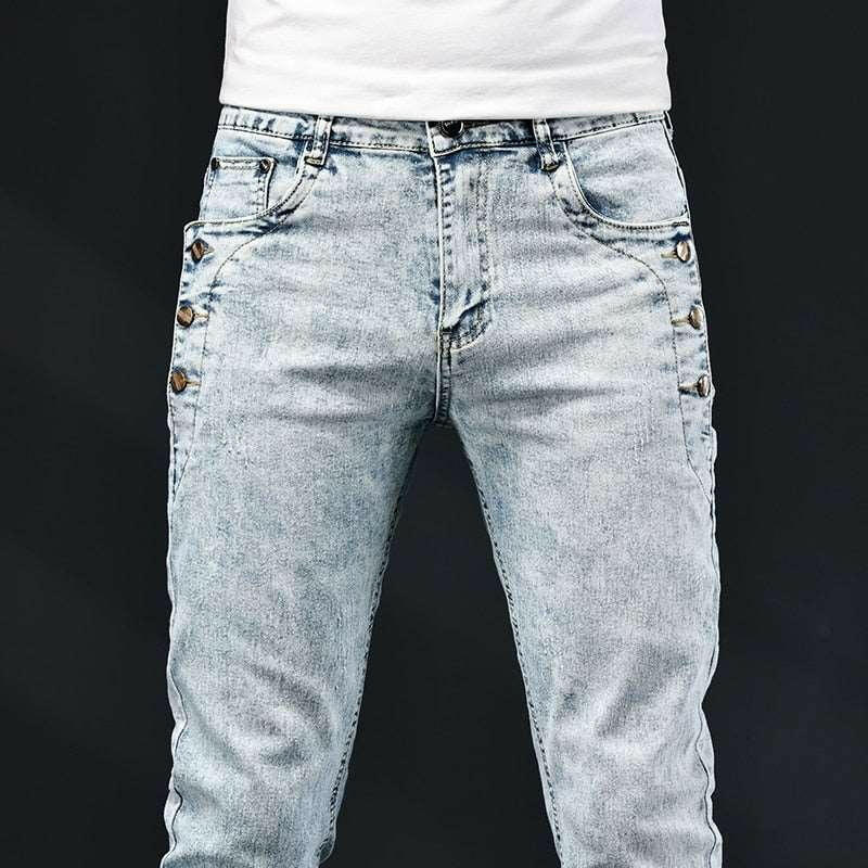 Casual Pattern Men’s Denim Jeans - The Nichole Collection