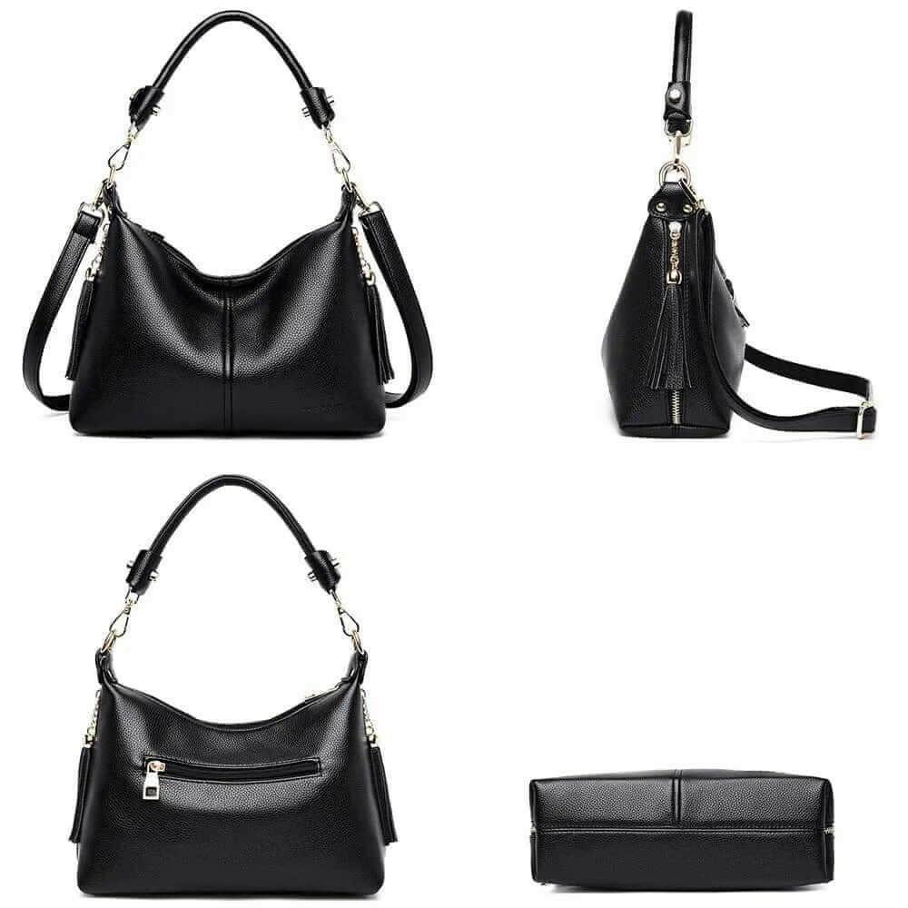 The Celeste Genuine Leather Crossbody Bag - Clearance - The Nichole Collection