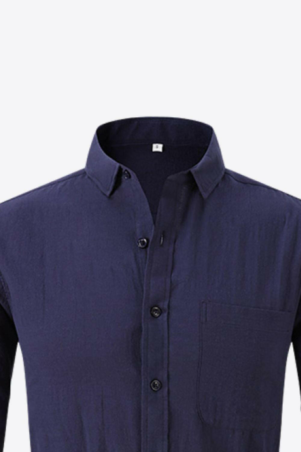 Classic Collared Long-Sleeve Shirt - The Nichole Collection