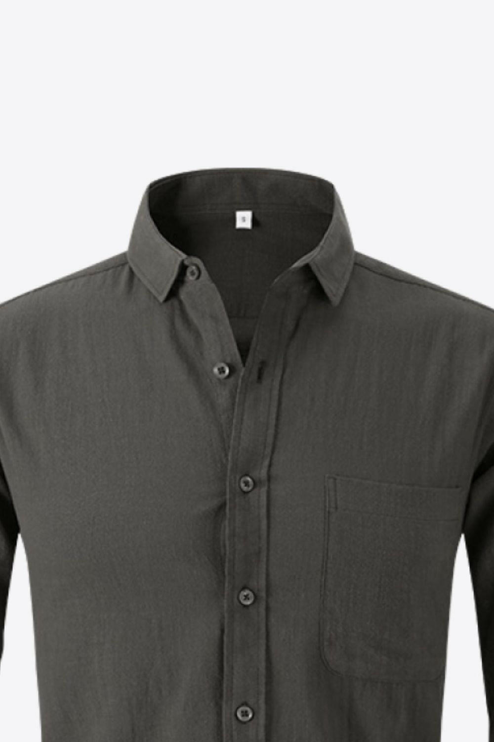 Classic Collared Long-Sleeve Shirt - The Nichole Collection