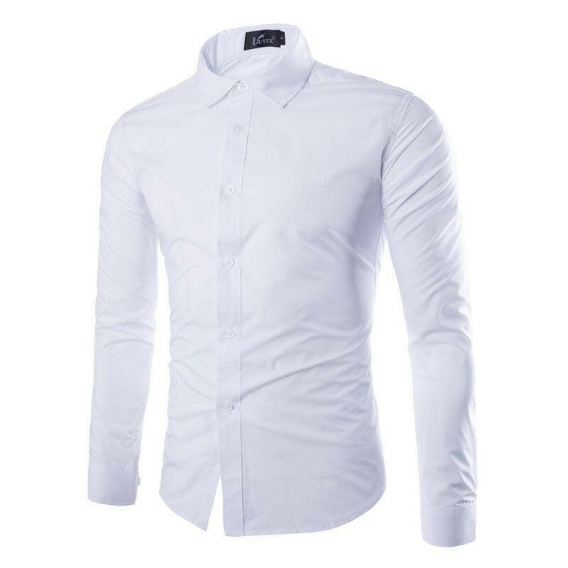 Comfortable Single Breasted Slim Fit Dress Shirt for Men - The Nichole Collection