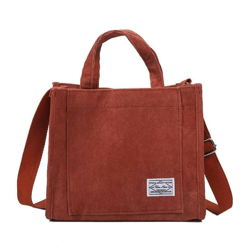 The DEEDRA Corduroy Handbag - The Nichole Collection