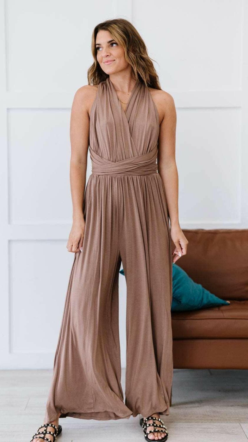 Downtown Boho Couture One-Piece Cityscape Gown - The Nichole Collection