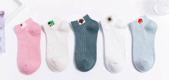 Women's Top Trending Cotton Socks (5 pairs) - The Nichole Collection