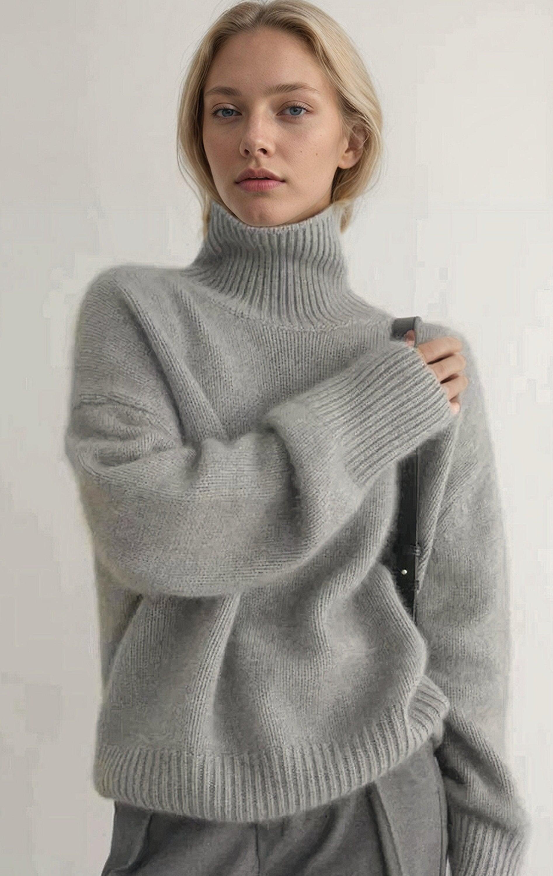 Women's Australian Merino Wool Turtleneck - The Nichole Collection