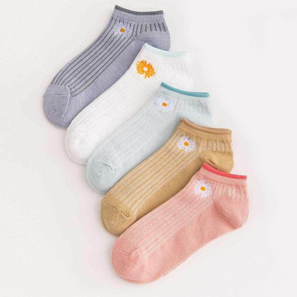 Women's Top Trending Cotton Socks (5 pairs) - The Nichole Collection