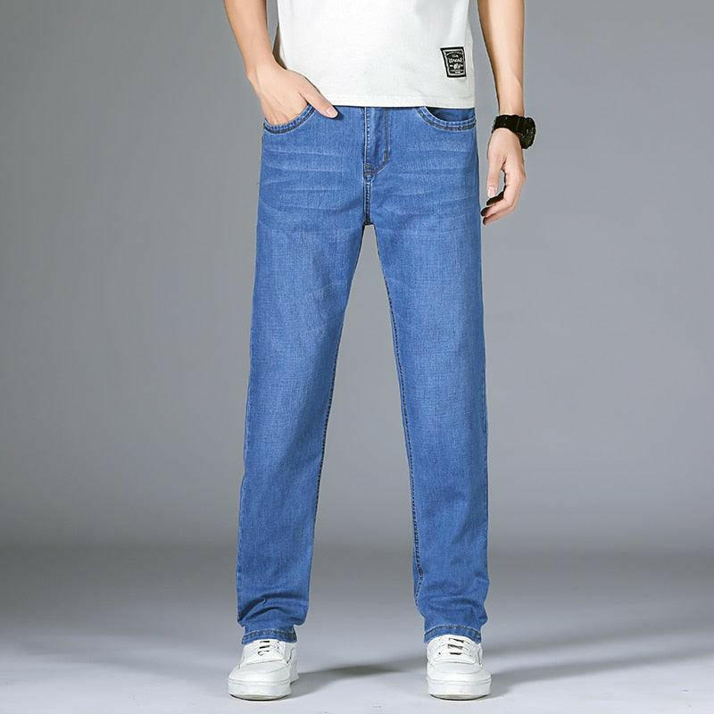 Men’s Classic Straight-Leg Denim Pants: Stylish and Comfortable - The Nichole Collection