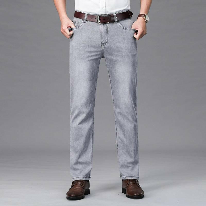 Men’s Classic Straight-Leg Denim Pants: Stylish and Comfortable - The Nichole Collection