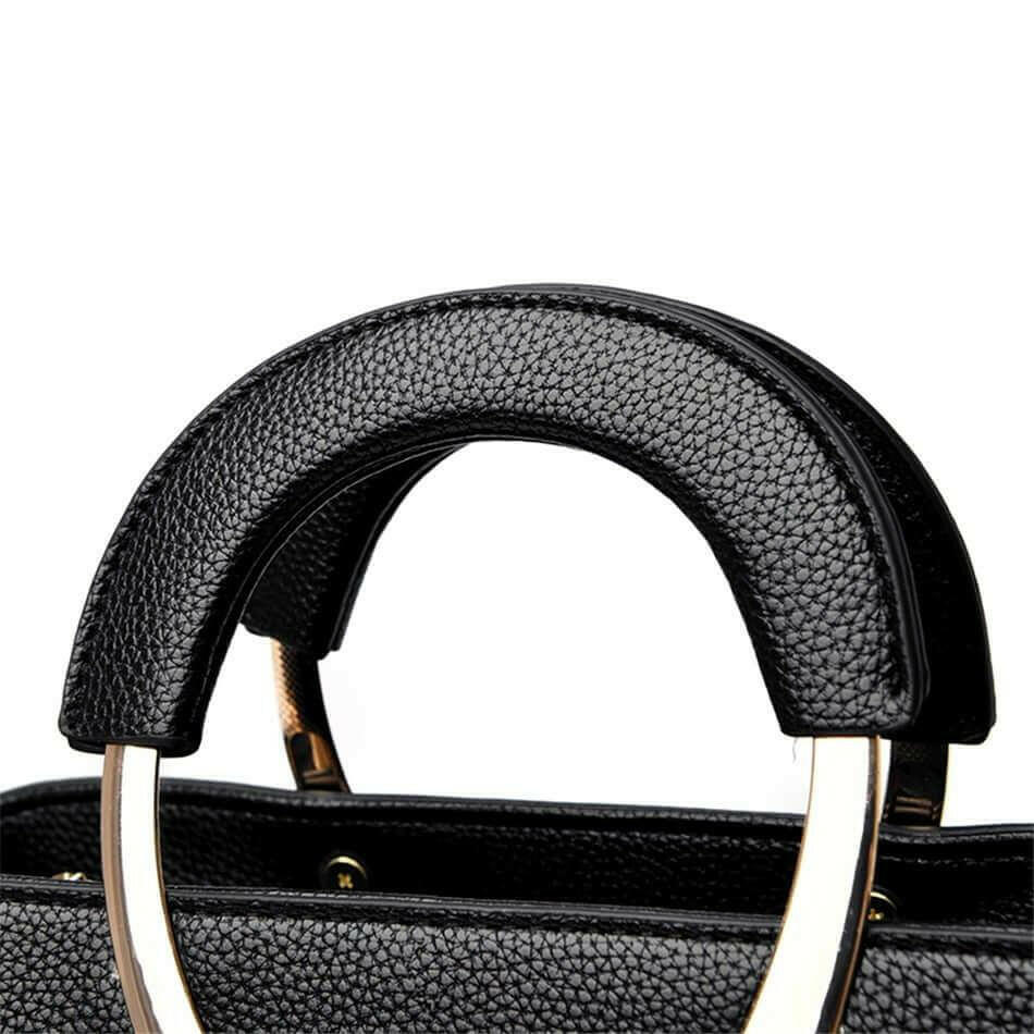 Michaela Handbag with Cell Phone Pocket and Versatile Slot Pocket Interior - The Nichole Collection