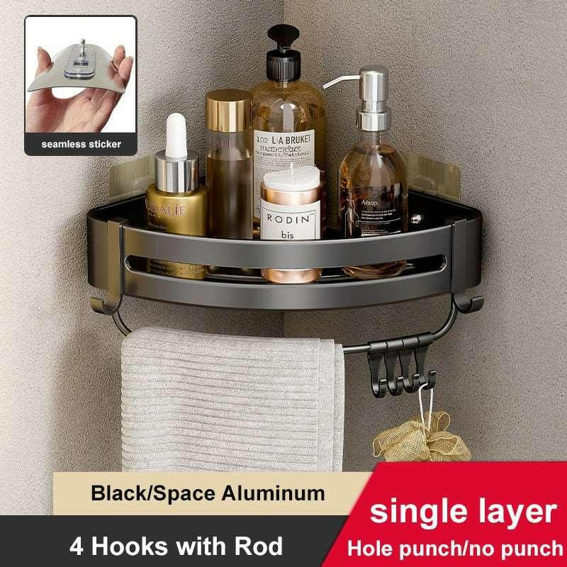 Rust-Proof Aluminum Shower Caddy - The Nichole Collection