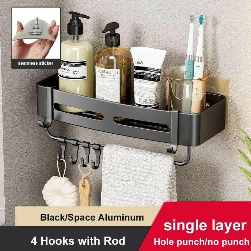 Rust-Proof Aluminum Shower Caddy - The Nichole Collection