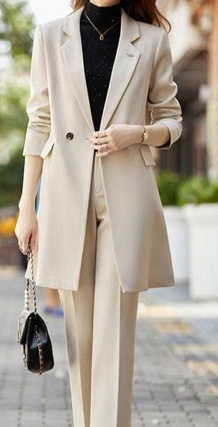 Sophisticated Women's Blazer Suit - The Nichole Collection