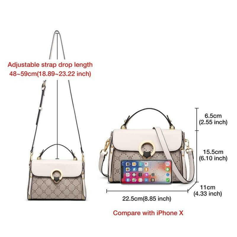 Stylish Kinsley Bag with Interior Compartment and Cell Phone Pocket - The Nichole Collection