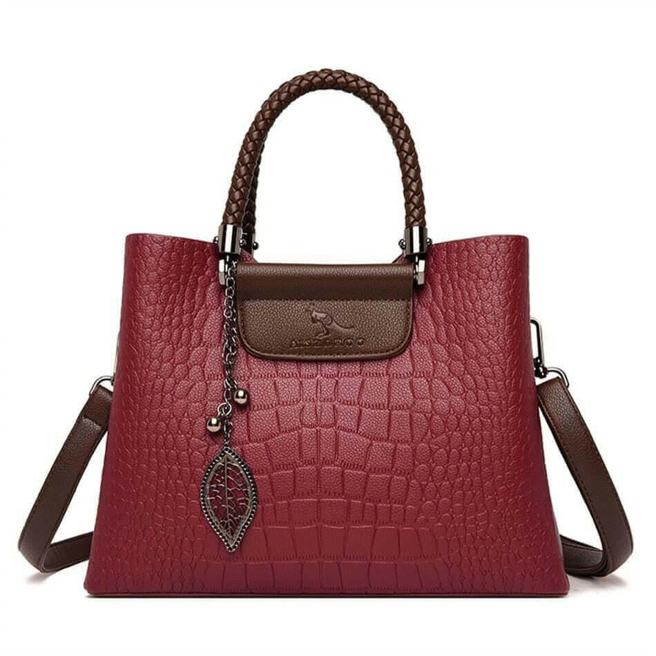 The ALEXANDRA Genuine Leather Shoulder Bag - The Nichole Collection