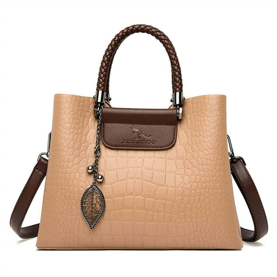 The ALEXANDRA Genuine Leather Shoulder Bag - The Nichole Collection