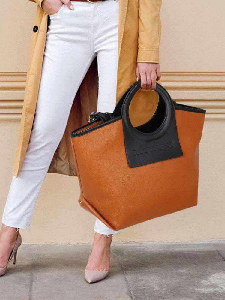 The ALINA Leather Tote Bag - Versatile & Elegant Double-Strap Design - Clearance - The Nichole Collection