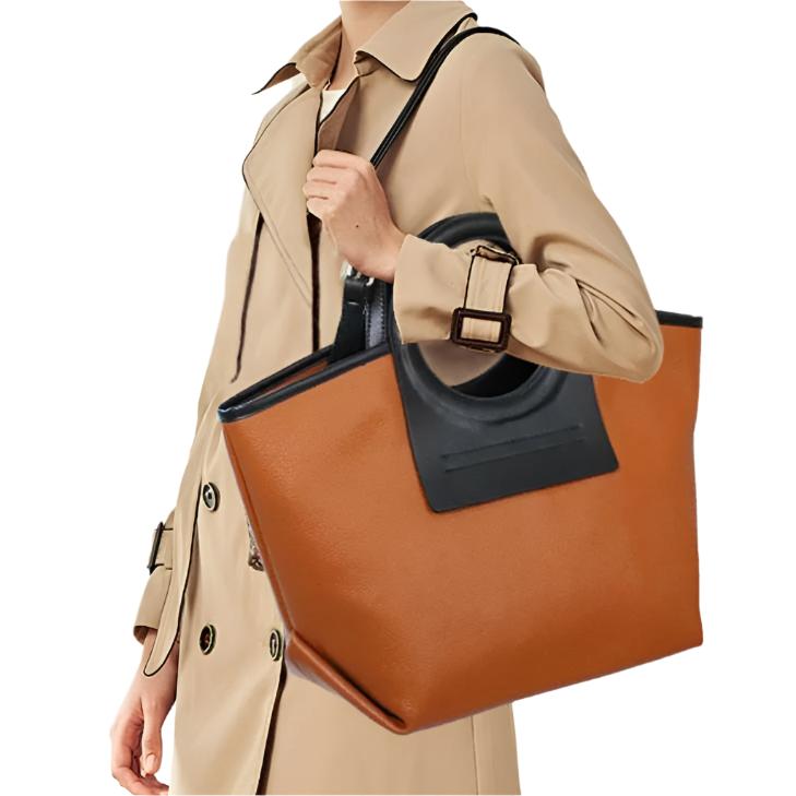 The ALINA Leather Tote Bag - Versatile & Elegant Double-Strap Design - Clearance - The Nichole Collection