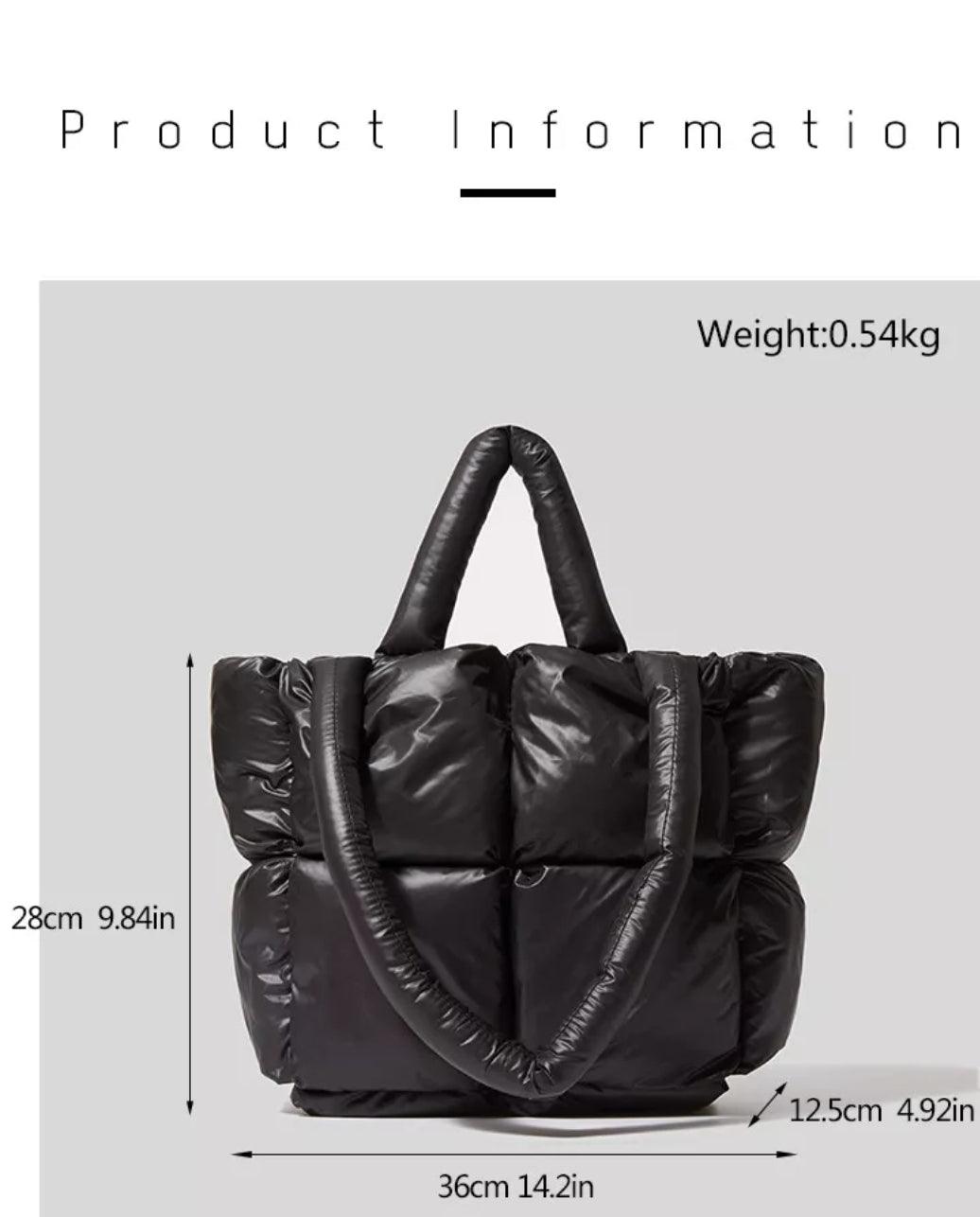 The Hailey Nylon Handbag with Polyester Lining - The Nichole Collection