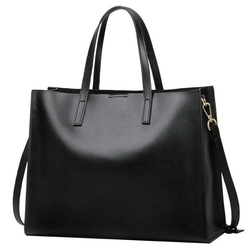 Classic Leather Handbag with Timeless Design and Spacious Interior - The Nichole Collection