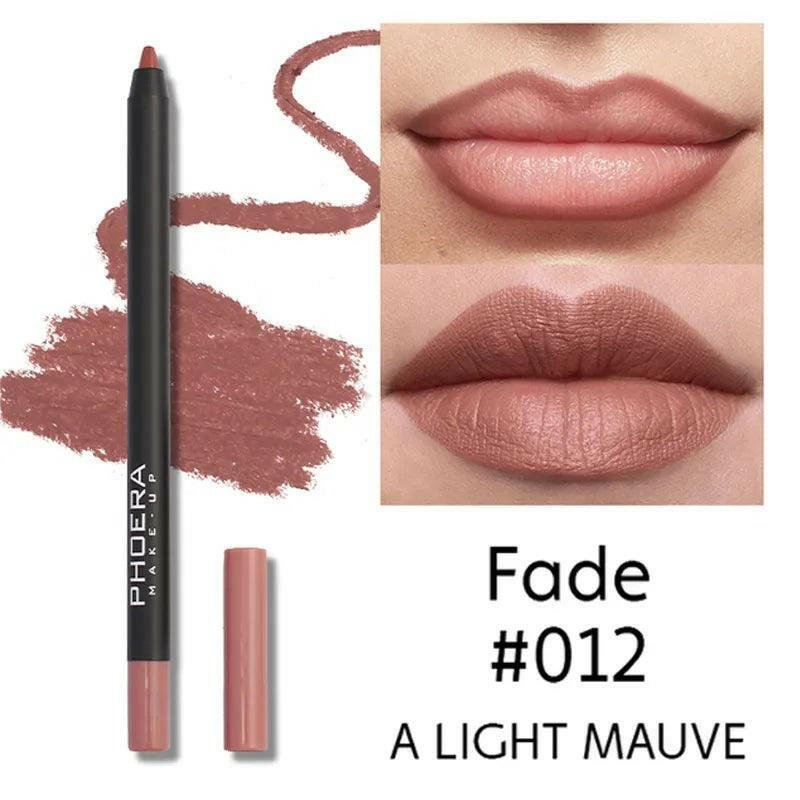 Waterproof Matte Lipliner Pencil - Long-Lasting Color - The Nichole Collection