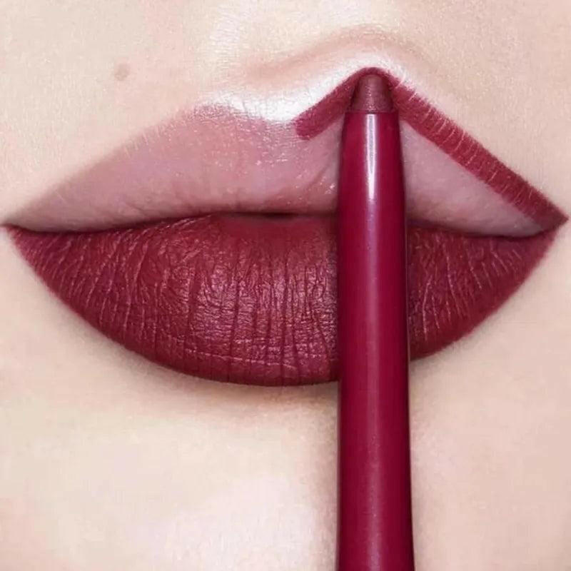 Waterproof Matte Lipliner Pencil - Long-Lasting Color - The Nichole Collection