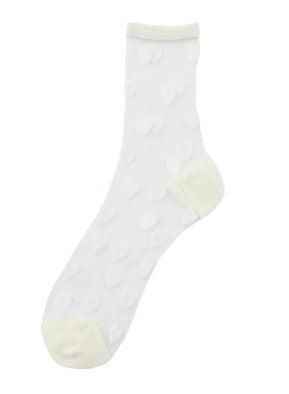 Women's Transparent Mesh Fishnet Short Socks - The Nichole Collection